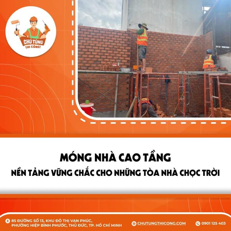 Nền móng nhà cao tầng vững chắc nhờ địa kỹ thuật